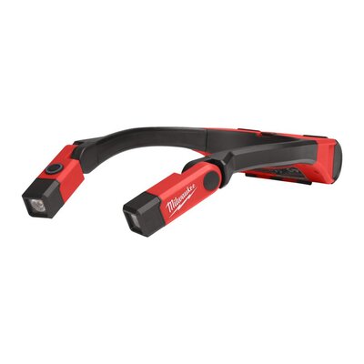 MILWAUKEE L4 NL400-301 aku svietidlo na krk, 2 svetelné hlavy, 400lm, dva režimy, nabíjanie USB 4933479898
