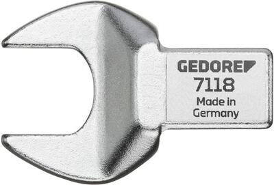 GEDORE Vidlicový kľúč s vsadenými koncami 19 mm, štvorhran 9x12 mm. Gedore.