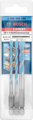 BOSCH Sada vrtákov s príklepom HEX-9 3-dielna 5/6/8 mm EXPERT Bosch