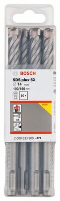 BOSCH Vrtáky do kladív SDS plus-5X 14 x 100 x 160 mm