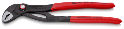 KNIPEX 87 21 250 SB Cobra® QuickSet Hightech kliešte na vodné čerpadlá s protišmykovým plastovým pov