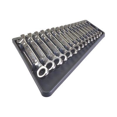 MILWAUKEE METRIC MAX BITE KOMBINÁCIÓS RACSNIS KULCS KÉSZLET (15 DB) 4932464994