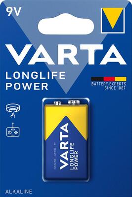 Baterka LONGLIFE Power 9 V E-Block Blister a 1 kus VARTA