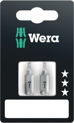 WERA 868/1 Z SB Bity s vnútorným štvorkom, # 1 x 25 mm, 2-dielny