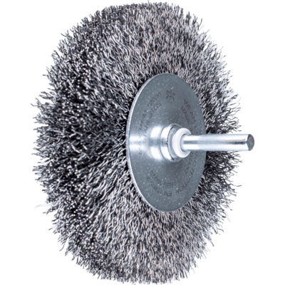 PFERD TOOLS Kolesové kefy s nasadeným hriadeľom RBU 10020/6 ST 0,30