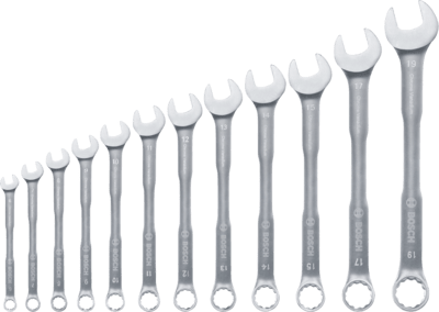 BOSCH Kombinált kulcs készlet, 6 – 19 mm, 12 db - 1600A03AH4