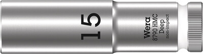 WERA 8790 HMC Deep Nástrojná hlavica, upínacia časť 1/2", 15 x 83 mm