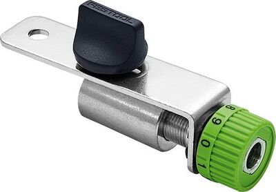 FESTOOL Az FE-FS/OF 1000 vezetőütköző finombeállítása