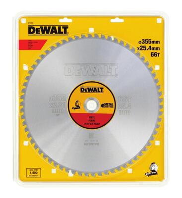 DeWALT Fűrészlap 355 x 25,4 mm, 66 fog - acél DW872 DT1926-hoz