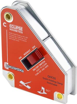 ECLIPSE MAGNETICS Uholník zvárací magnetický 139x152mm spínateľný Eclipse