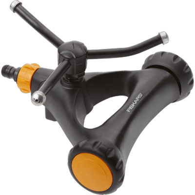 FISKARS Vírivý zavlažovač S, kovový s kolečky | 1023657
