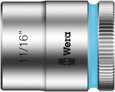 WERA 8790 HMB Nástrčná hlavice Zyklop, upínacia časť 3/8", 11/16" x 30 mm