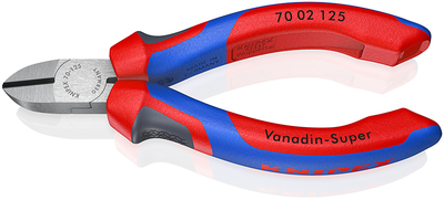 KNIPEX 70 02 125 SB Bočné cvikacie kliešte čierne atramentované 125 mm