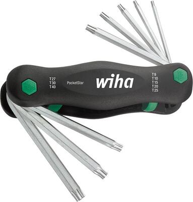 Sada kľúčov torx 8 diel T9 - T25 sklápacie 363 P 23047 Wiha