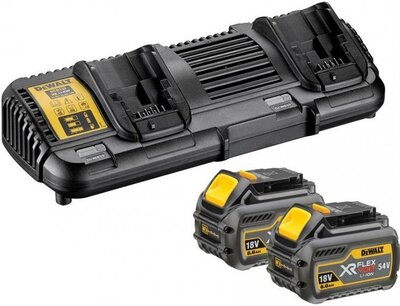 DeWALT Súprava dvojnabíjačky a akumulátorov FLEXVOLT 54 V - DCB132T2