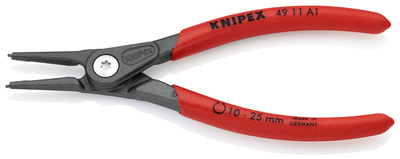 KNIPEX 49 11 A1 SB Presné kliešte na poistné krúžky pre vonkajšie poistné krúžky na hriadeľoch s pro