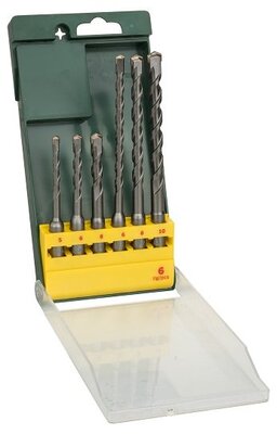 BOSCH 6-dílná sada príklepových vrtáku SDS plus - 2 607 019 447