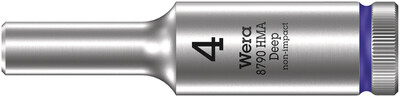 WERA 8790 HMA Deep Nástrojná hlavica, upínacia časť 1/4", 4 x 50 mm