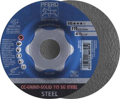 PFERD Brusivo CC-GRIND d115 SOLID SG-STEEL Pferd