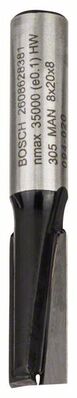 BOSCH Drážkovacie frézy 8 mm, D1 8 mm, L 20 mm, G 51 mm