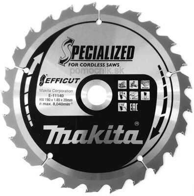 MAKITA EFFICUT FŰRÉSZKENGE - E-11140 - fához akkus gérfűrészekhez