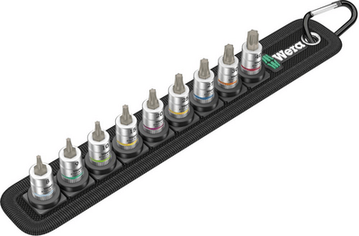 WERA Sada hlavíc 1/4" torx T9 diel Zyklop Belt A 3 HF Wera