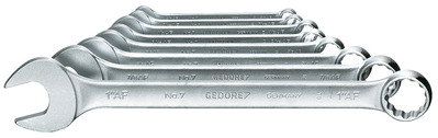 GEDORE 7-08A Sada plochých a očkových kľúčov 8-dielna UD-profil 3/8-1"