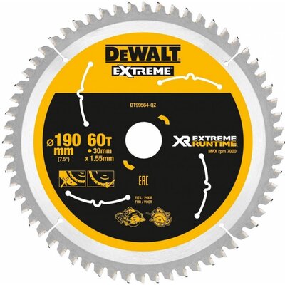 DeWALT DT99564 - Fűrészlap 190x30 mm