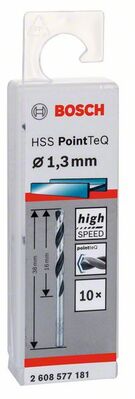 BOSCH Csigafúró HSS PointTeQ 1,3 mm