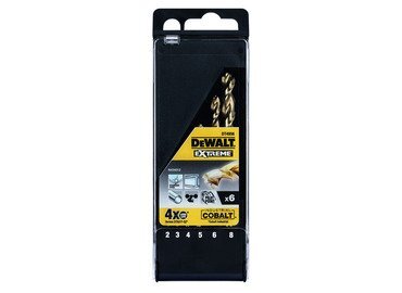 DeWALT 6 - dielna sada vrtákov HSS-E COBALT DT4956
