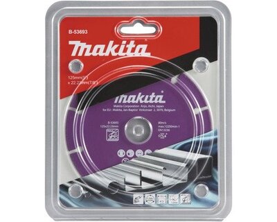 MAKITA B-53693 - Diamantový rezný kotúč pre akumulátorové uhlové brúsky ø 125 mm