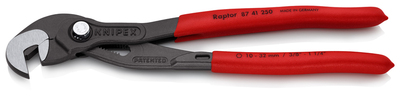 KNIPEX 87 41 250 SB Viacúčelový kliešťový kľúč s protišmykovým plastovým povrchom šedá atramentizova