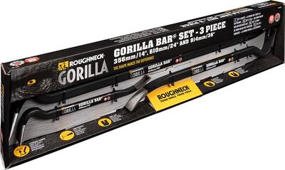 ROUGHNECK Nageleisen-Set 3-dílné 350+600+900mm Gorilla Bar