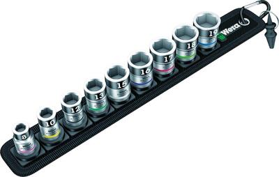 WERA Sada hlavíc 3/8" 6 hran 10 diel Zyklop Belt B 1 Wera