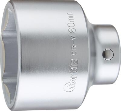 FORTIS Hlavica 1/2" 6 hran 60 x 73mm CrV DIN3124 Fortis