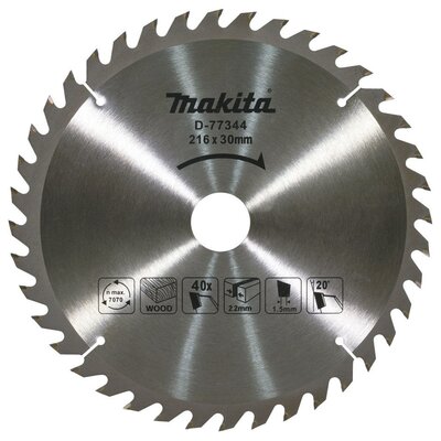 MAKITA D-77344 - Fűrészlap fához 216 x 30 mm
