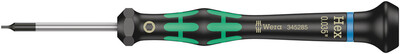 WERA 2054 Šesťhranný skrutkovač na použitie v elektronike, 0.035" x 40 mm