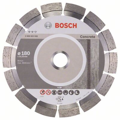 BOSCH Diamantový rezací kotouc Expert for Concrete 180 x 22,23 x 2,4 x 12 mm