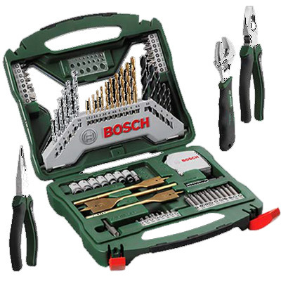 BOSCH Kiegészítő készlet Mini X-Line 70ti + kéziszerszám készlet