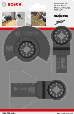BOSCH 2608662343 - 3-dielna univerzálna súprava AIZ 32 EC (1x); ACZ 85 EC (1x); AIZ 20 AB (1x)