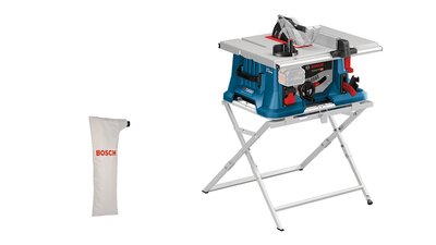 BOSCH GTS 18V-216 - 0 601 B44 002 - Akumulátorová stolná píla BITURBO + Podstavec píly - bez akumulátora a