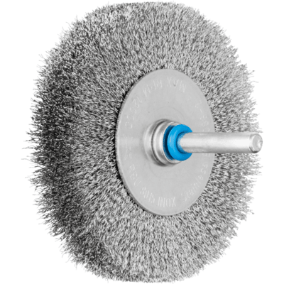 PFERD TOOLS Kolesové kefy s nasadeným hriadeľom RBU 8015/6 INOX 0,15