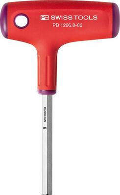 PB SWISS TOOLS Skrutkovač imbus 8 x 80mm T-rukoväť PB 1206 PB Swiss Tools