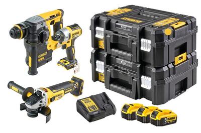 DeWALT KOMBO SADA 18V 3x5,0Ah (DCH273+DCF887+DCG405) Tstak II  DCK305P3T