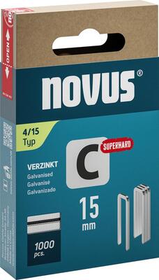 NOVUS Sponka typ C 4 15mm 1000ks Novus