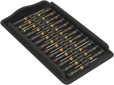 WERA Sada skrutkovačov na elektroniku Kraftform Micro ESD Big Pack 1, 25-dielna