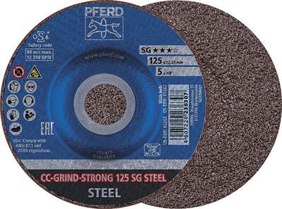 PFERD Kotúč brúsny 125 SG STEEL CC-GRIND-STRONG Pferd