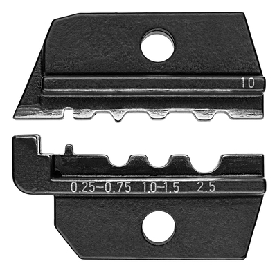 KNIPEX 97 49 10 Lisovacie čeluste pre neizolované trubkové káblové oká a lisovacie koncovky v súlade