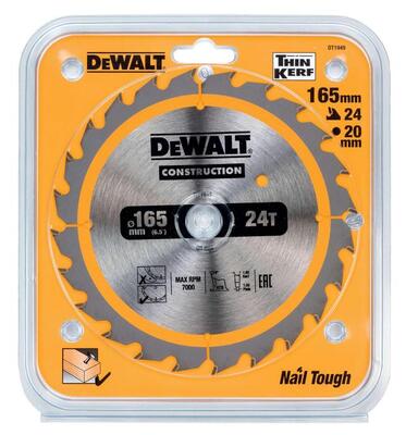 DeWALT KOTUC PILOVY 165x20 24Z DT1949
