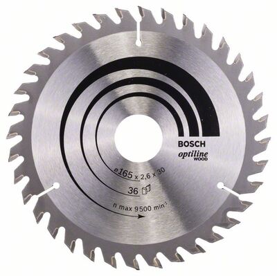 BOSCH Pílový kotúc Optiline Wood 165 x 30 x 2,6 mm, 36